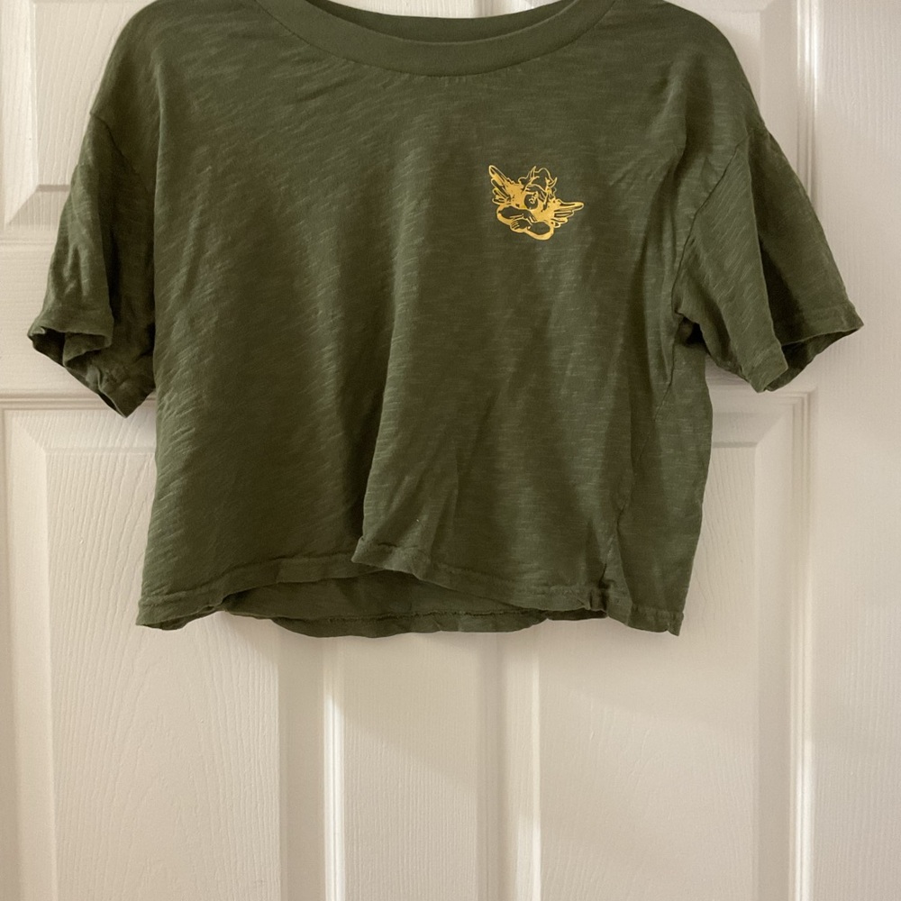 Boys Lie Olive Green Short Sleeve Tee